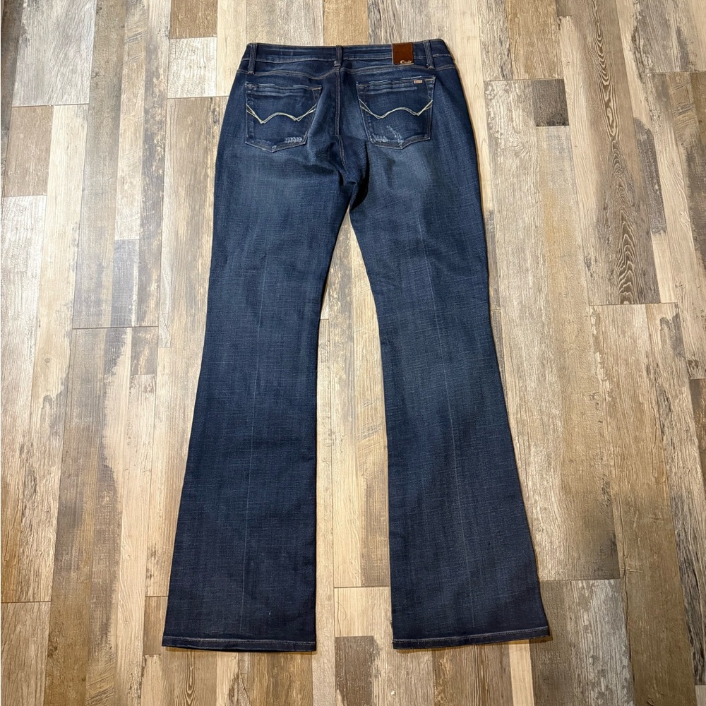 Cult of Individuality Dark Blue Flare Jeans
